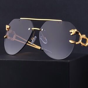 Unisex “Leopards in Rio” Aviator Sunglasses